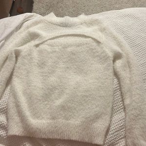 Sweet and Sinful white sweater size medium